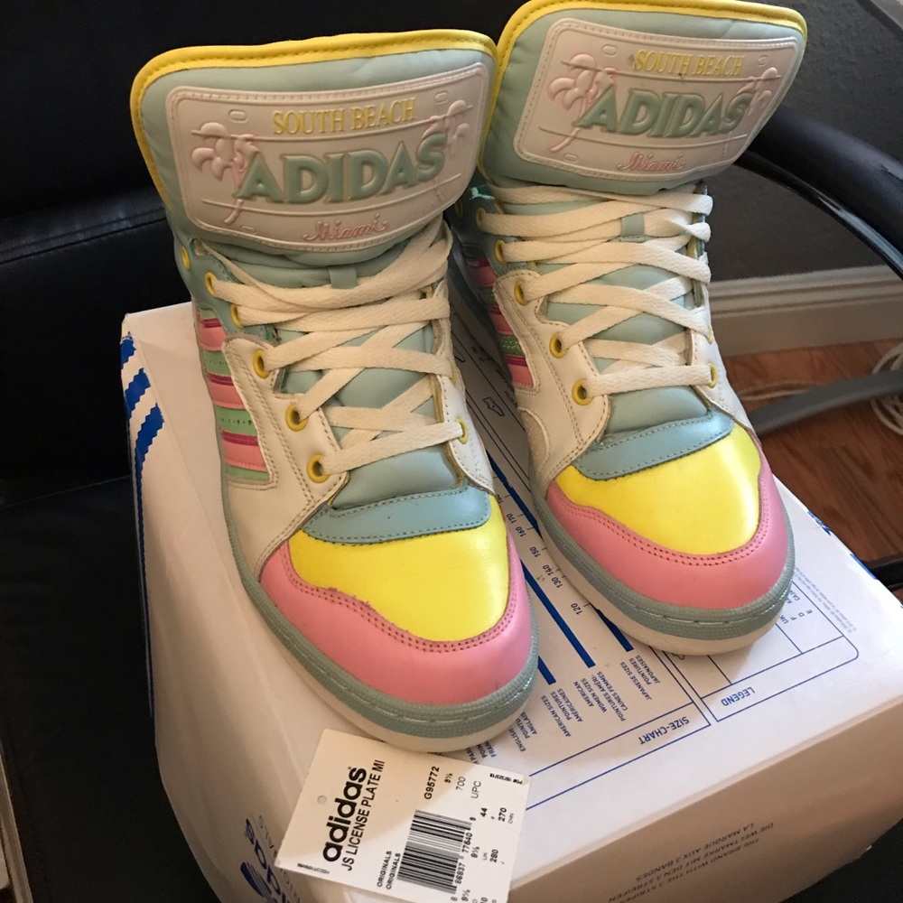 Jeremy Scott Adidas Miami License Plate